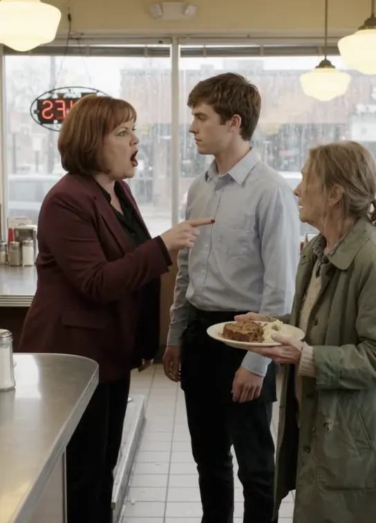 A Young Waiter Was Fired for Feeding a Homeless Old Woman — Then Her Hidden Documents Revealed Who Really Owned the Diner