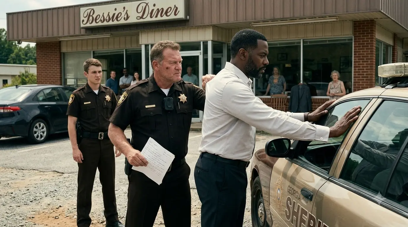 Racist Sheriff Arrests a Man at a Diner — Unaware Who He Is