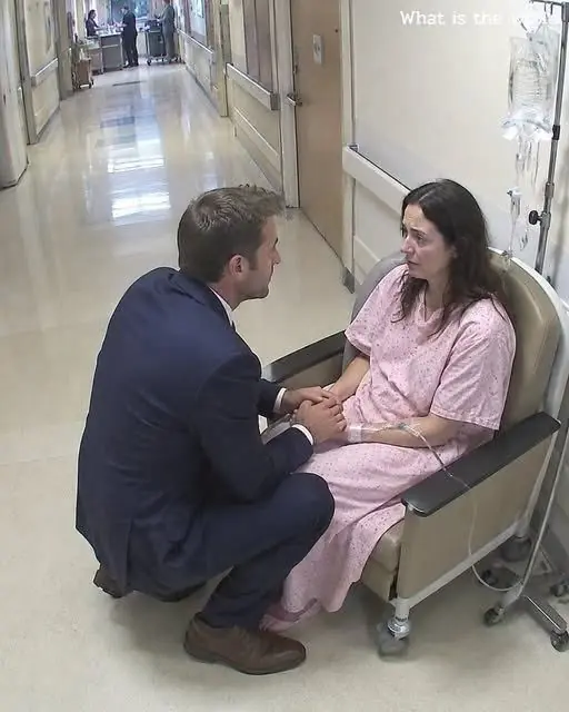 Two months after divorcing my wife, I found her sitting alone in a hospital hallway wearing a patient gown