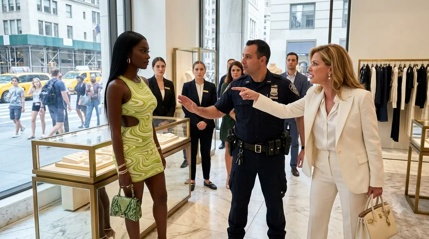 Karen Demanded Police Search a Woman in a Luxury Boutique — Then the Manager Looked at the Security Screen