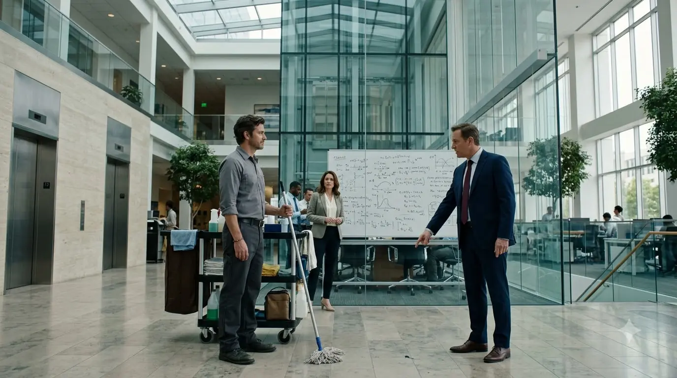 Single Dad Applied as a Janitor — Then the Billionaire CEO Recognized His Name
