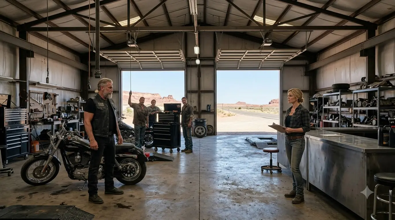 “Who Fixed My Harley?” The Hells Angel Asked — Everyone Pointed at the Woman They Ignored
