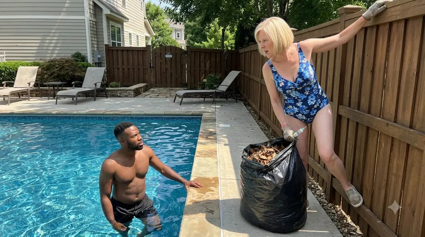 HOA Karen Climbed His Fence to Fake a Pool Violation — Then the Homeowner Played the Footage She Never Knew Existed