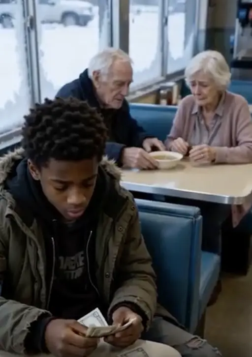 A Boy Gave His Last Dollars to Two Elderly Strangers in a Snowstorm — Twenty Years Later, the Diner Learned What His Kindness Had Started