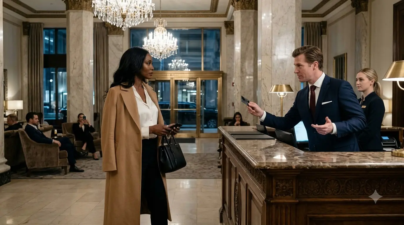 A Woman Denied a Room at Her Own Hotel — 9 Minutes Later, She Fired the Entire Staff