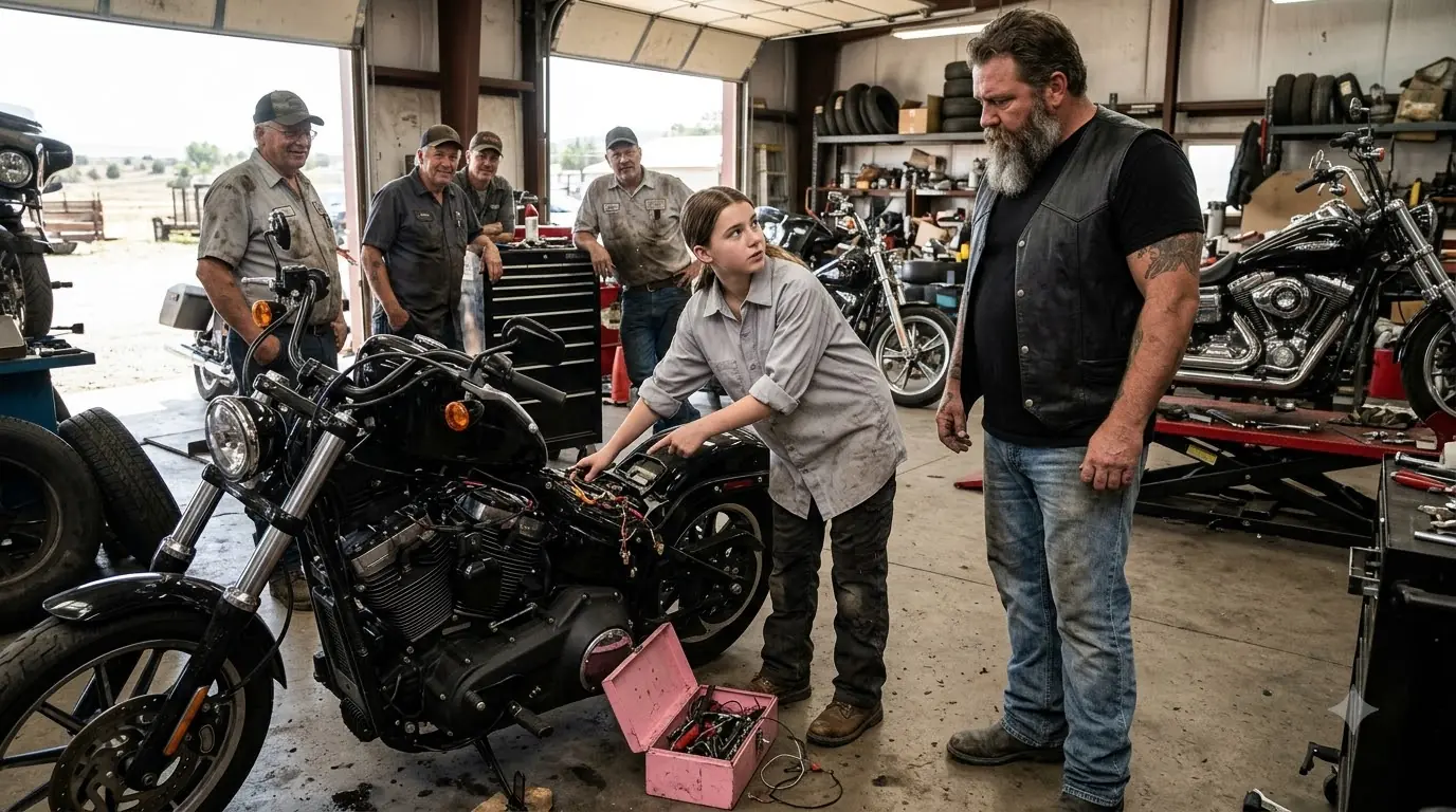 Seventeen Mechanics Gave Up on a Biker’s Harley — Then a 15-Year-Old Girl Found the One Clue Her Family Had Buried for Fifteen Years