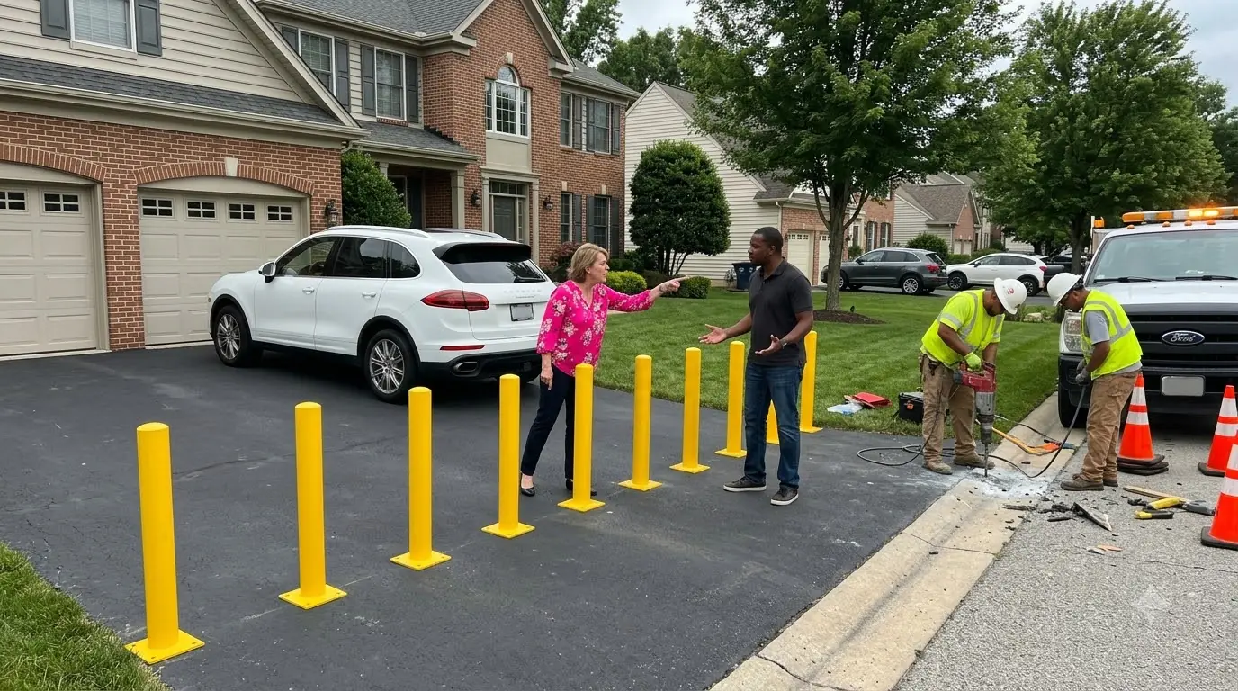The HOA Installed 25 Parking Bars Across Her Driveway — Then She Pulled Out the Permit They Thought Protected Them
