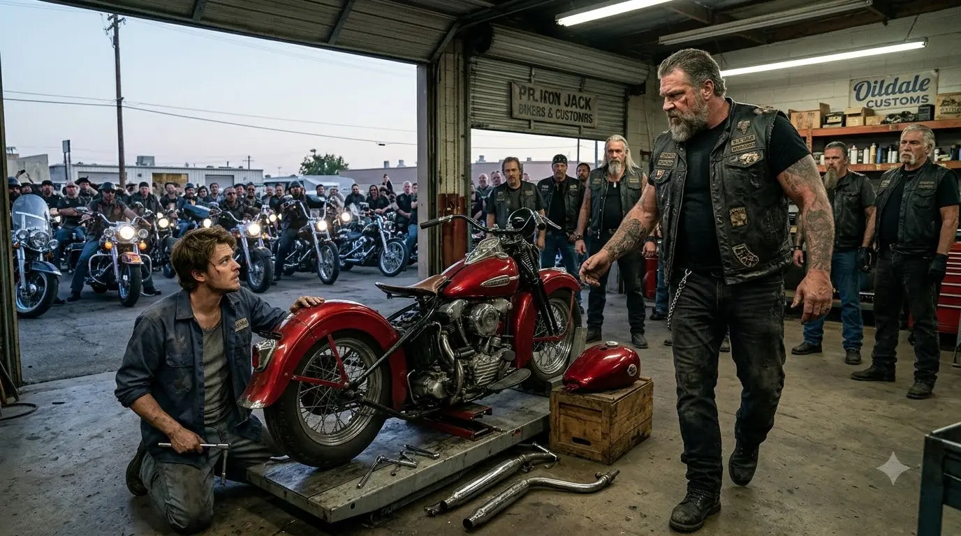 Teen Mechanic Took Apart a Biker’s Bike No One Fix — That Evening, 275 Hells Angels Blocked Every Exit