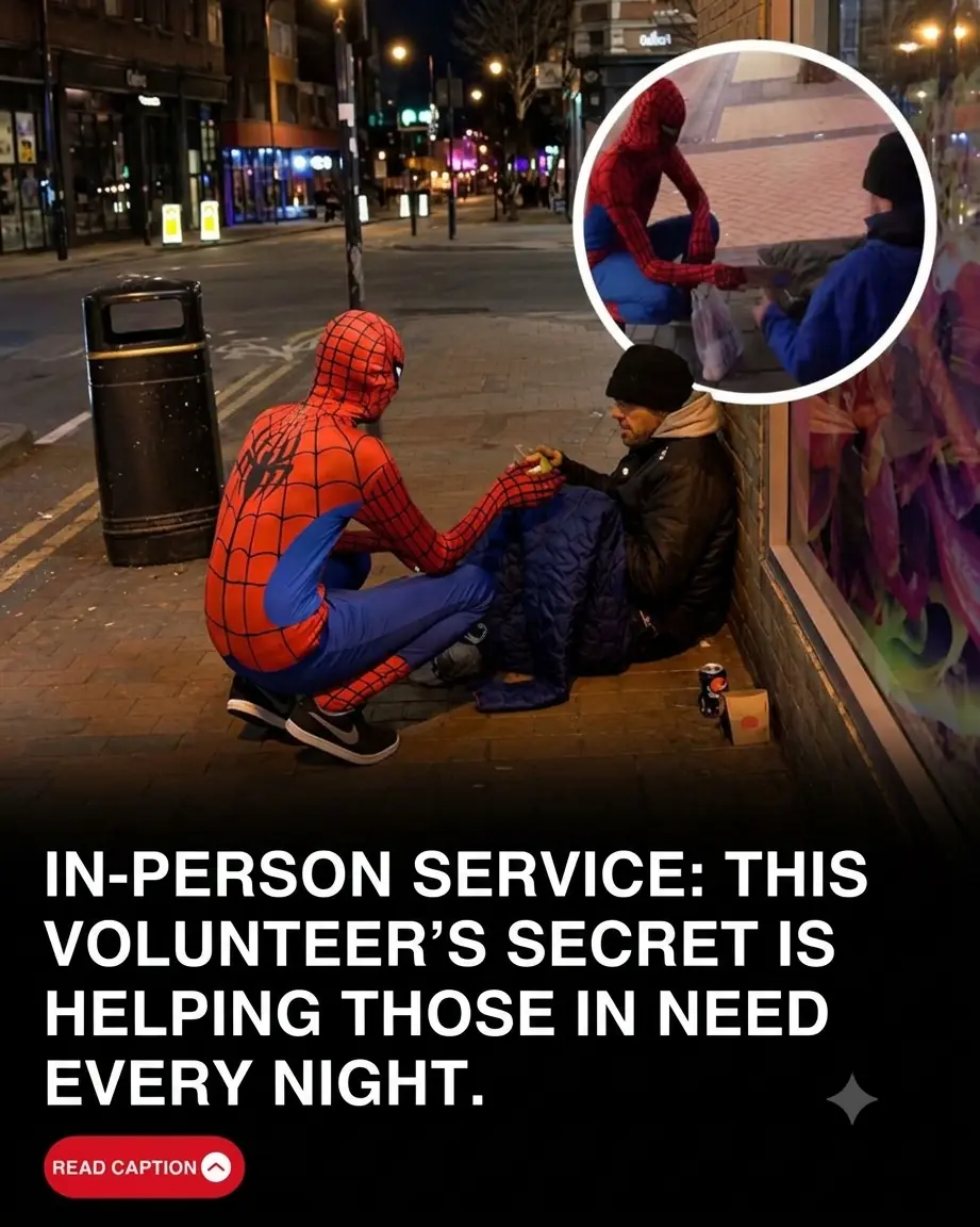 The Mysterious Real-Life Spider-Man Who Fed the Homeless at Night—and Inspired the World With His Selfless Kindness