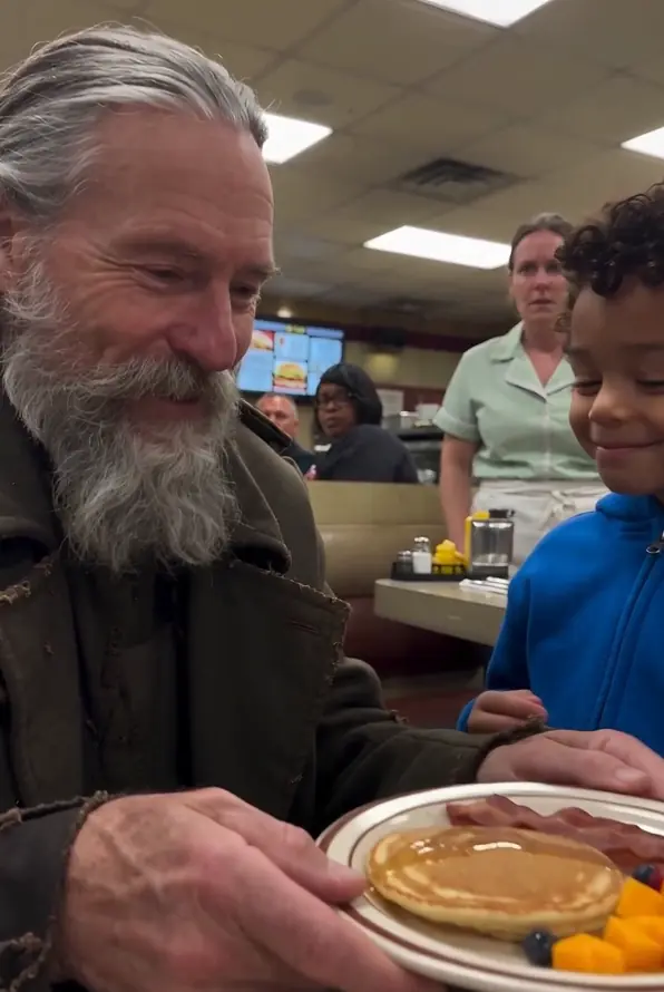 A Little Boy Shared His Last Meal With a Homeless Man — What the Stranger Left Behind Revealed a Secret No One Expected