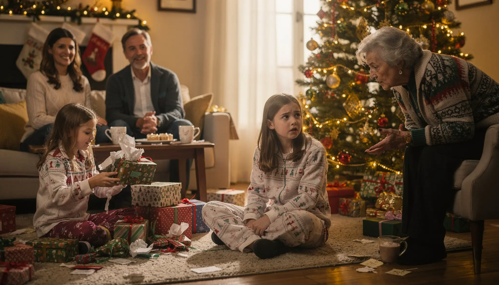 Her Parents Gave All the Christmas Gifts to Her Sister — Then Grandma Asked Where Hers Went