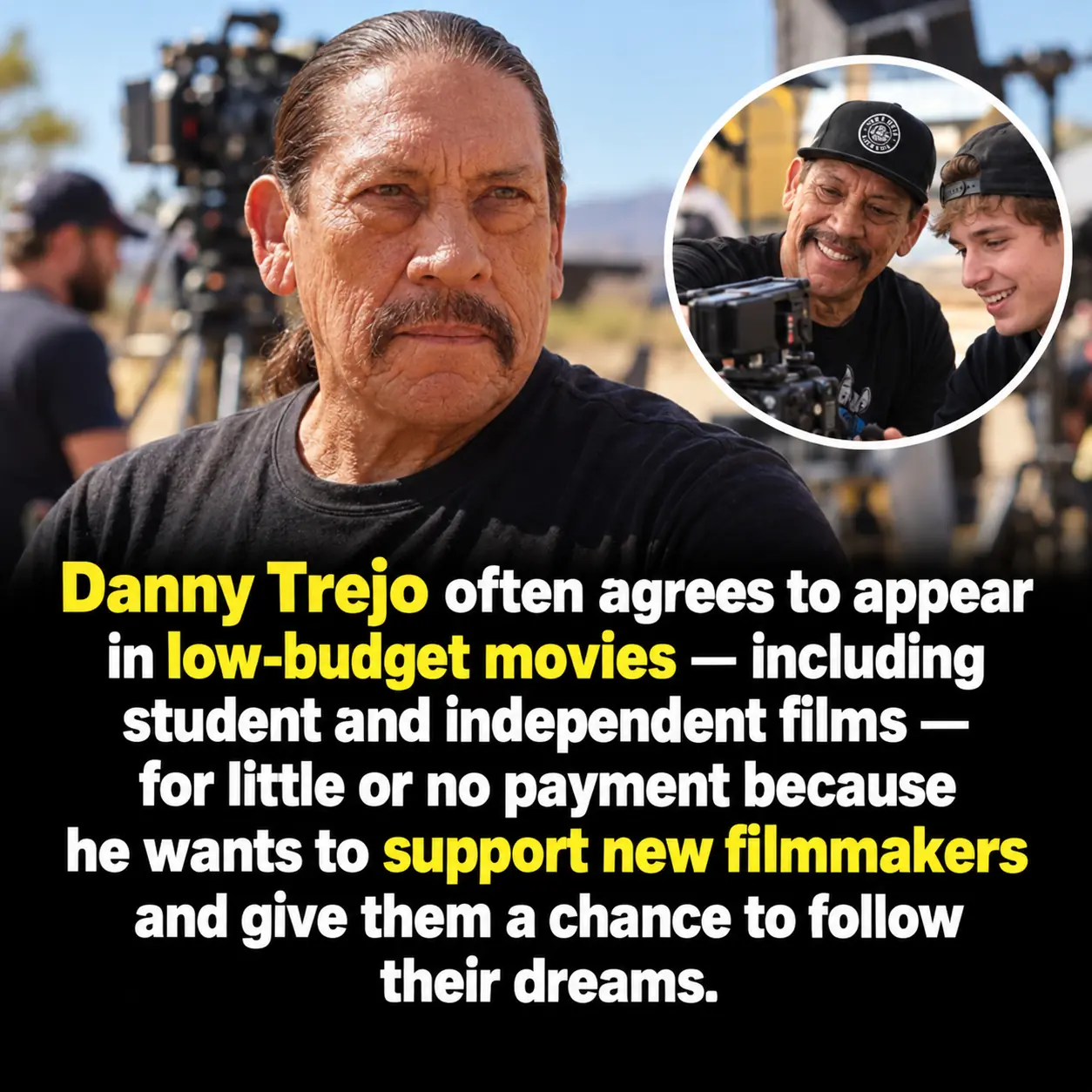 Danny Trejo Has Starred in Hundreds of Movies, but the Heartwarming Reason He Takes Low-Budget Roles Reveals His True Character