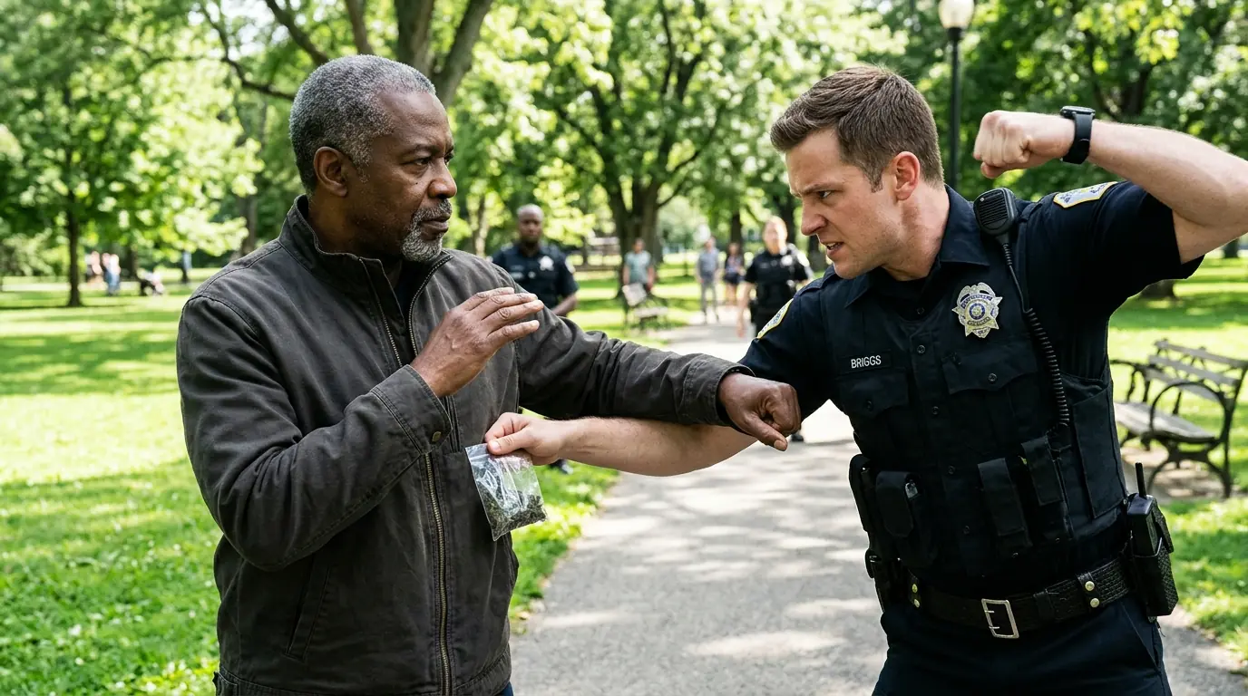 Man Hand Raised Chapter 1 - A Young Officer Planted Evidence on an Older Black Man—Then ...