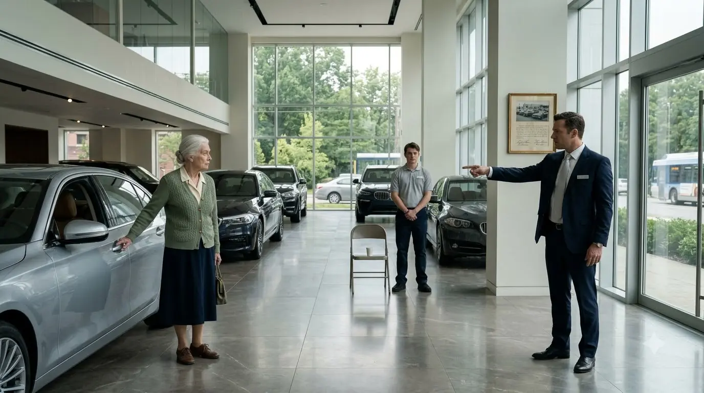 Salesman Mocked a “Poor” Old Lady — She Was the Billionaire Who Owned the Place