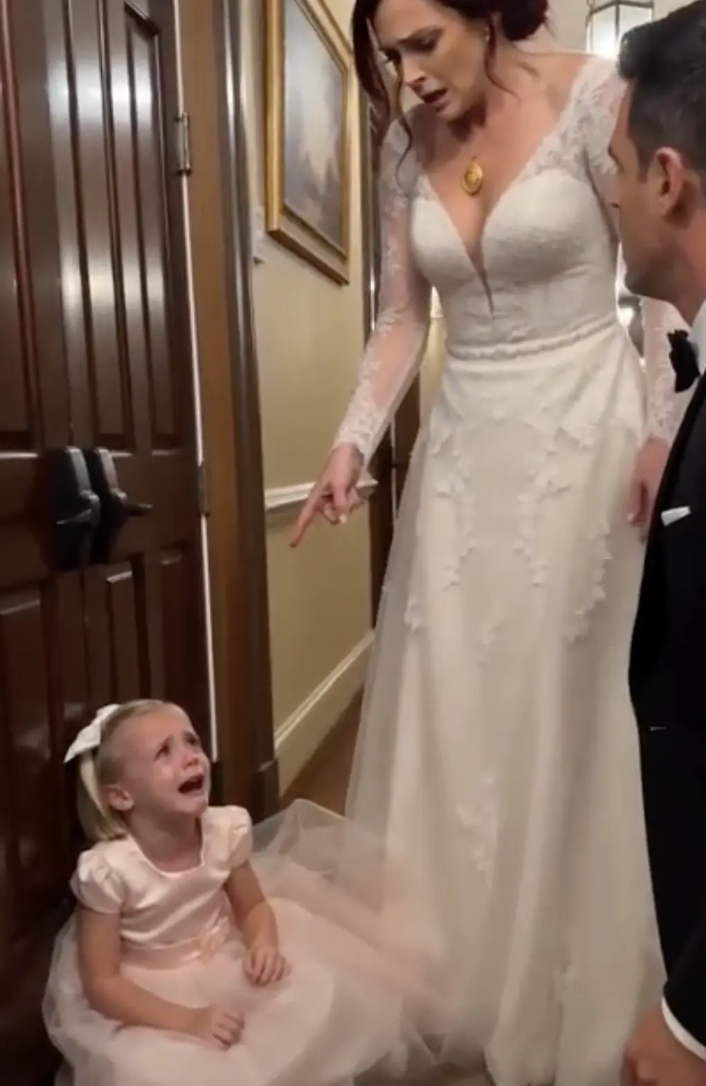 A Little Girl Heard Her Mother Behind a Locked Door at Her Father's Wedding — Then She Found Out What the Bride Needed Him to Sign