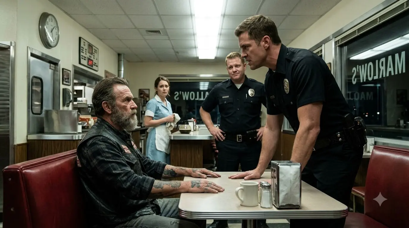 Chapter 48 - Waitress Stepped Between Two Cops and a Hells Angel — Then ...
