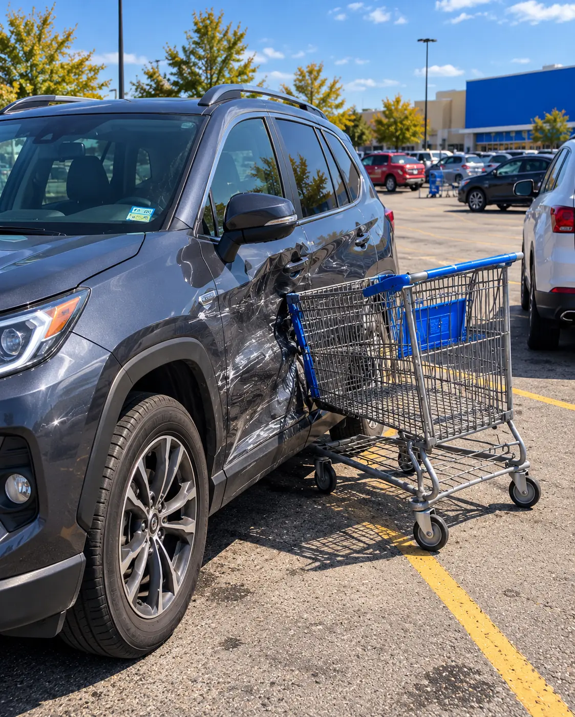 A Woman Screamed at Me Over a Shopping Cart—Then I Found It Crashed Into My Car