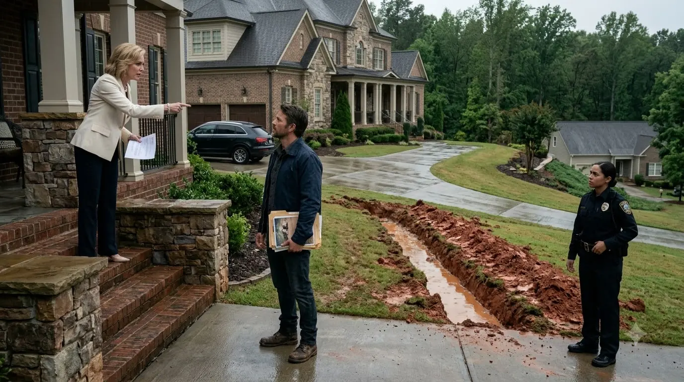 HOA Karen Dug a Trench at Night to Divert Floodwater Onto MY Property — But I'm a Civil Engineer