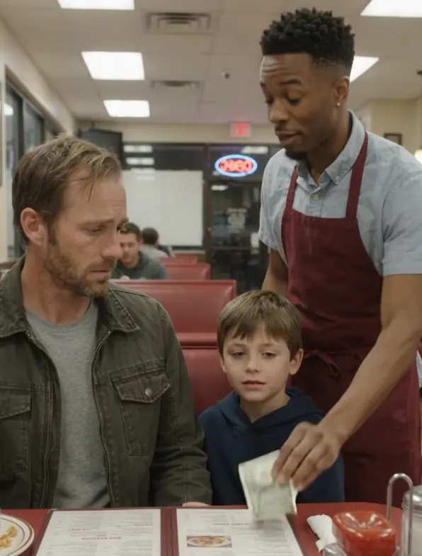 A Waiter Paid for a Hungry Father's Dinner — Twenty Years Later, Four Men in Suits Walked Into His Diner With a Secret