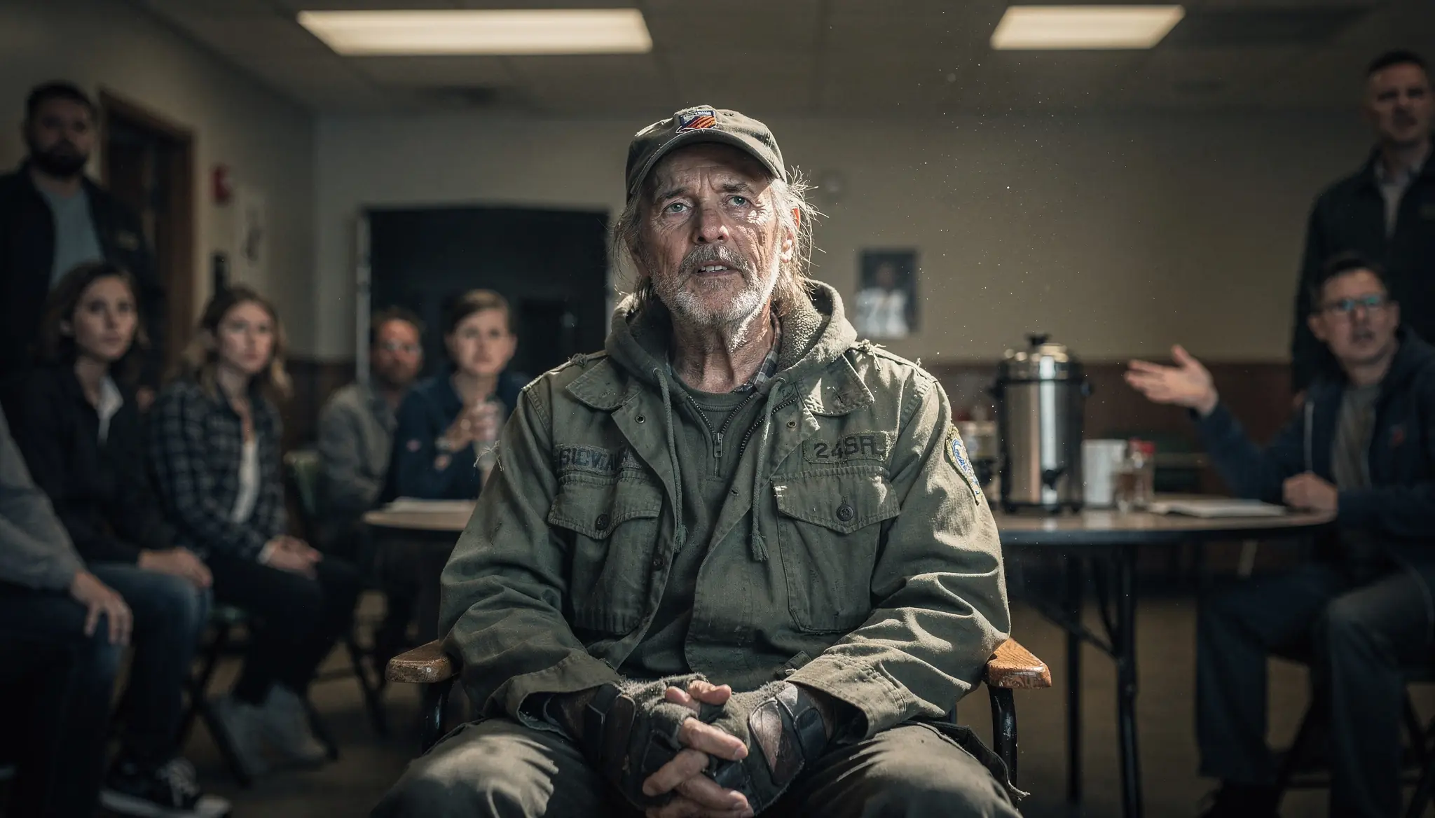 General Asked Homeless Veteran His Call Sign — He Whispered 'Phantom Six' and Room Froze