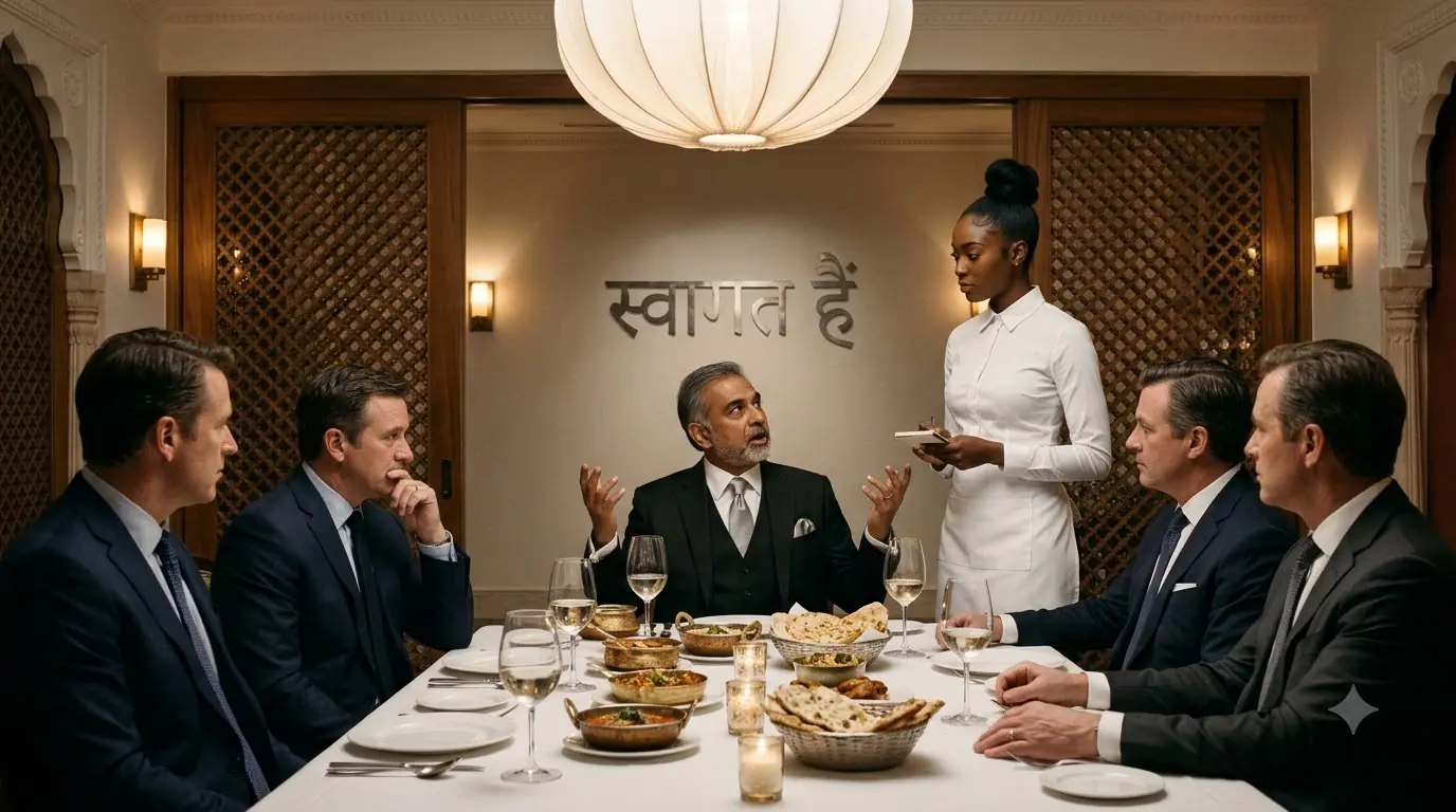 A Billionaire Laughed a Waitress in Hindi — Then Her Reply Stopped the Entire Dinner