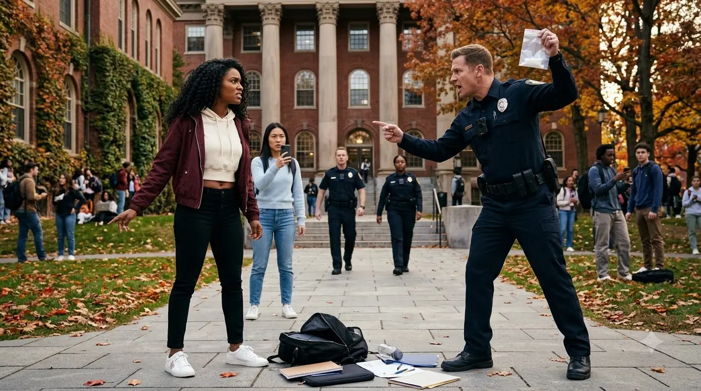 A Campus Cop Planted Evidence in a Woman's Backpack — Then a Student Refused to Stop Recording