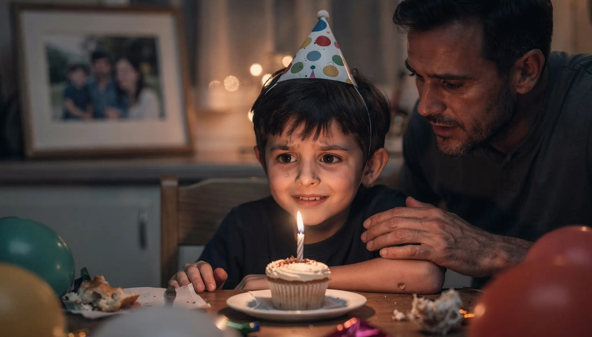 His Son Smiled at His Birthday Cupcake — Then He Asked Whether Mommy Still Loved Him