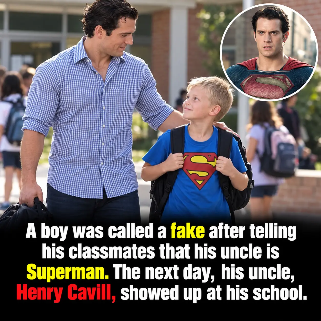 Henry Cavill’s Nephew Was Accused of Lying at School After Telling His Class His Uncle Was Superman—But He Was Telling the Truth