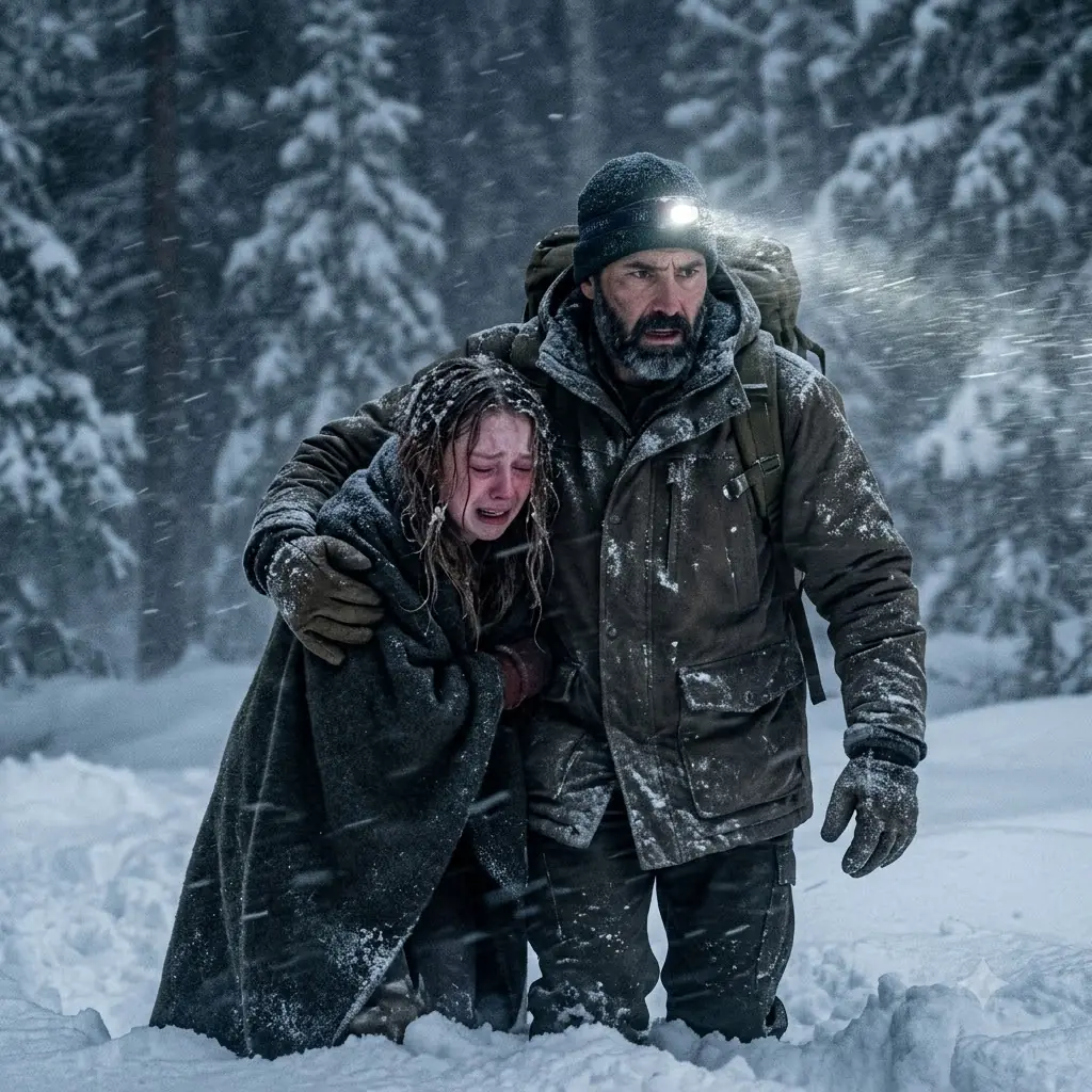 A Mountain Ranger Found a Young Woman Freezing Outside His Cabin — Twenty Years Later, She Returned With a Rescue Team When He Needed Help Most