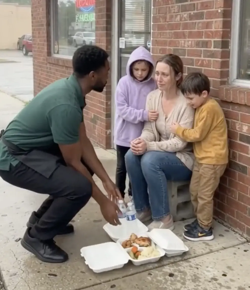 A Black Waiter Fed a Homeless Mother and Her Children — Twenty Years Later, Men in Dark Suits Asked Where the Family Went