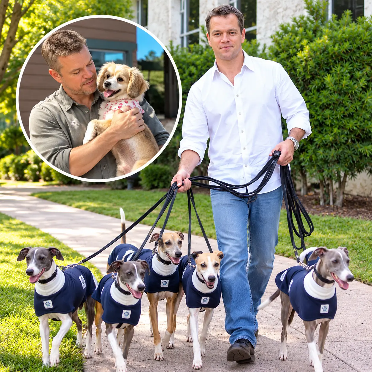 Matt Damon Joins Incredible Animal Rescue Campaign That Has Helped Nearly 1.5 MILLION Homeless Pets Find Loving Families! 🐶🐱❤️
