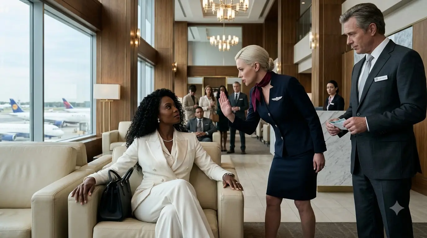 They Tore Up Her First-Class Boarding Pass — Then One Quiet Phone Call Changed the Lounge