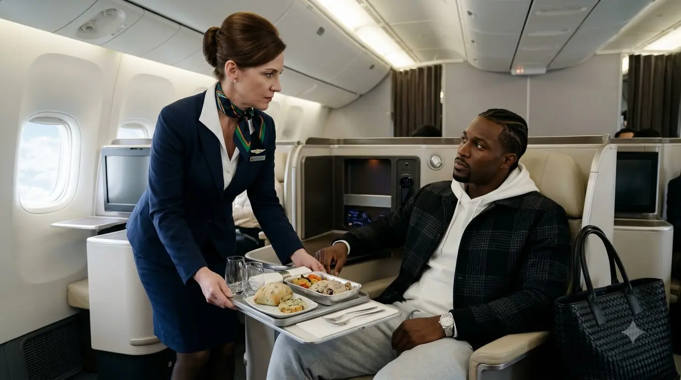 Flight Attendant Served a CEO Man Rotten Food in Business Class — Then Three Photos Exposed Her 18-Year Secret