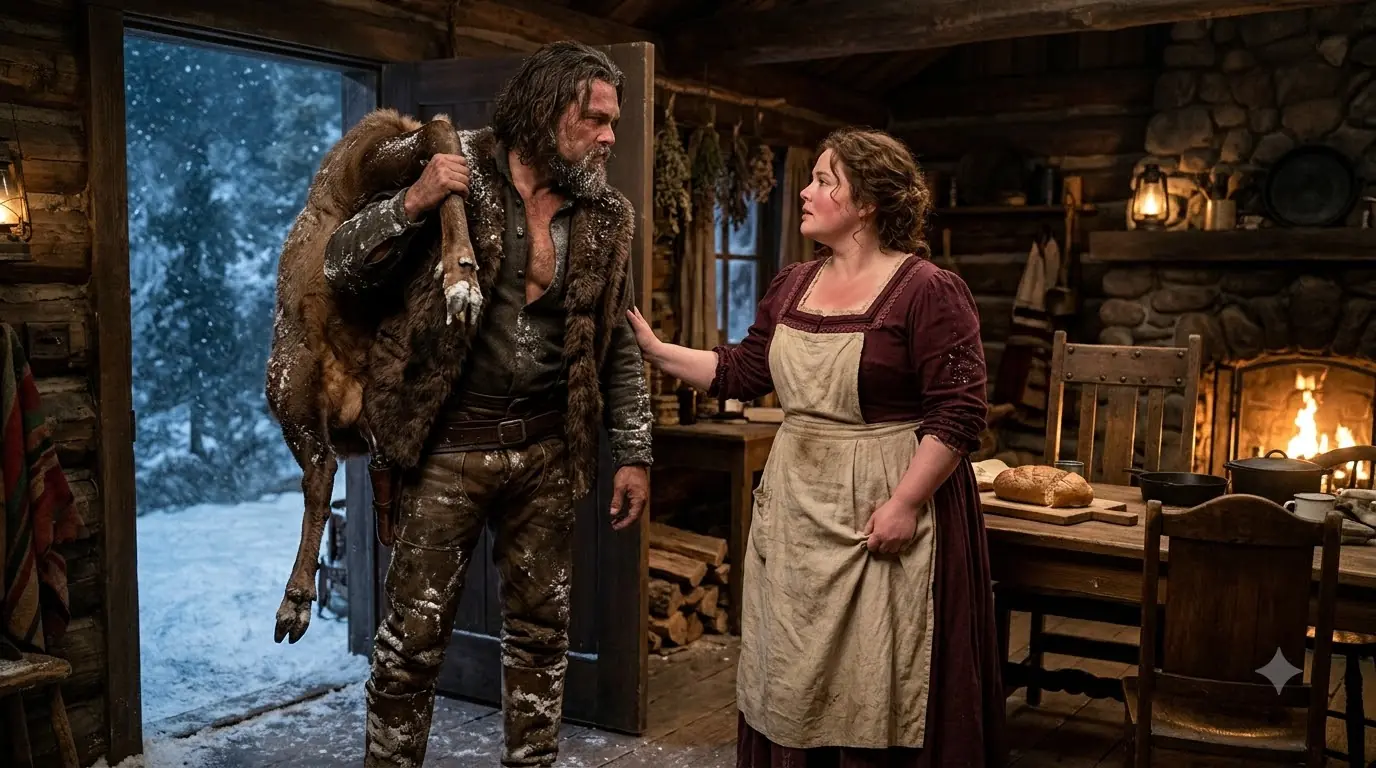 A Lonely Rancher Brought Meat to a 400-Kilogram Widow — Then She Revealed What Happened Four Winters Ago