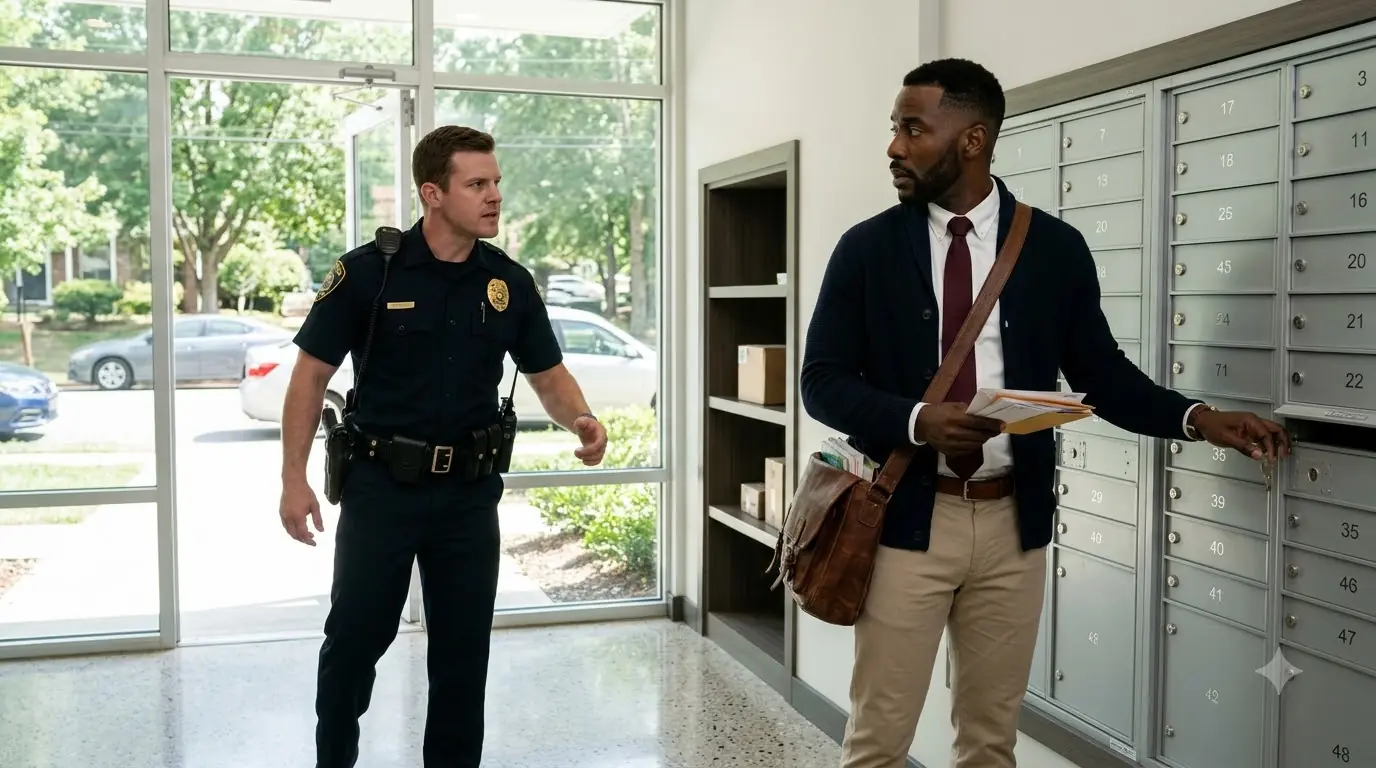 Police Officer Accused a Black Teacher of Stealing Mail in His Own Building — Then One Camera Exposed Who Sent Him