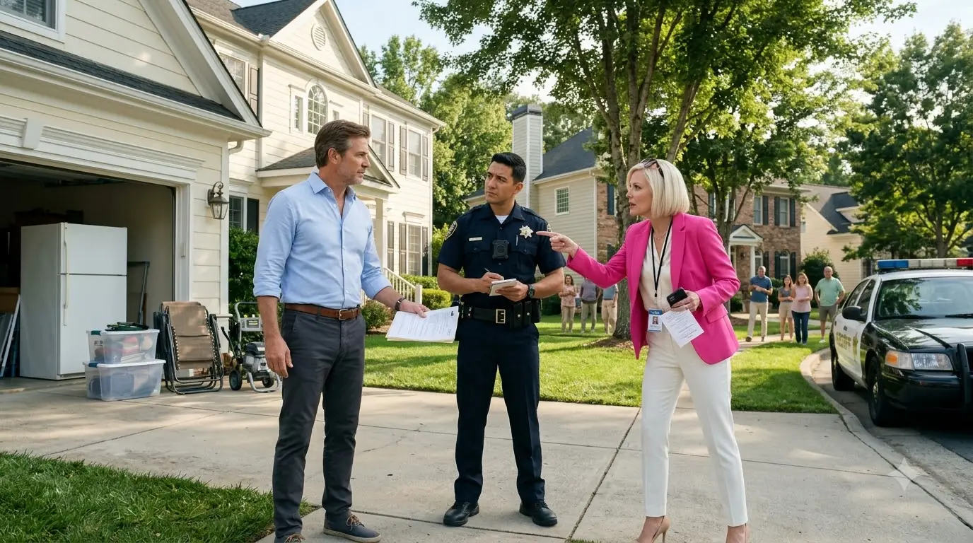 HOA Called Police on the New Neighbor in His Own Driveway — Not Knowing He's the New Judge