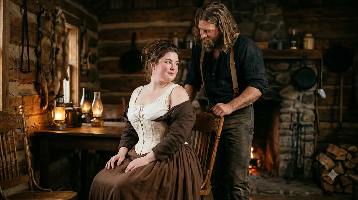 Her Father Sold Her to a Mountain Man for Twenty Dollars — Then He Drew a Knife Behind His Bride’s Back