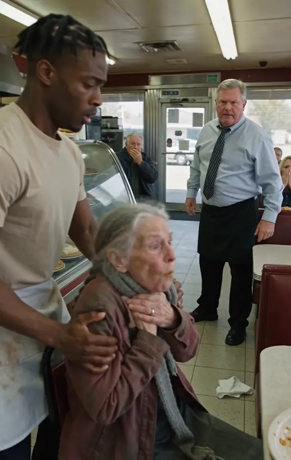 A Waiter Saved a Choking Homeless Woman and Lost His Job — Then She Revealed Why His Manager Wanted Her Gone