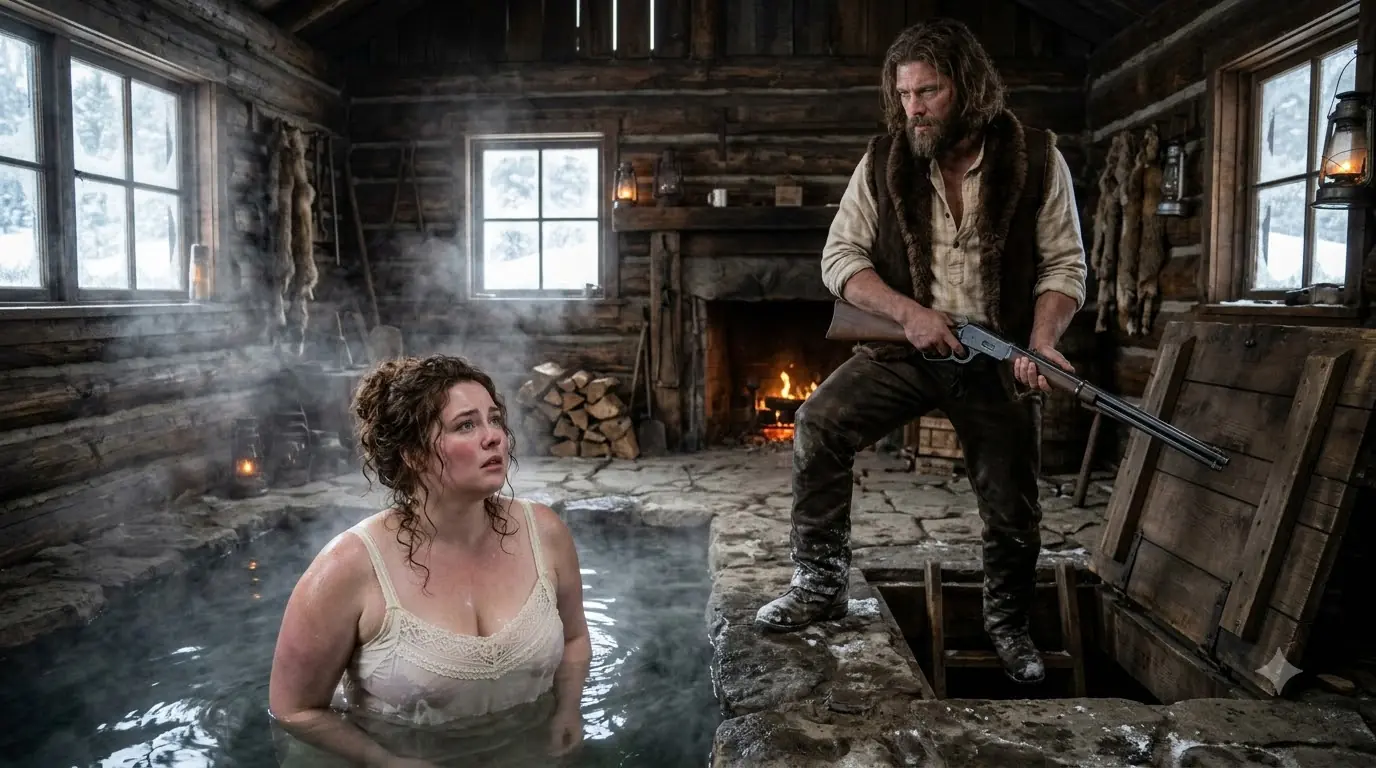 “I’m Too Big,” She Whispered to the Mountain Man — Then He Lifted the Bearskin Rug and Revealed a Secret
