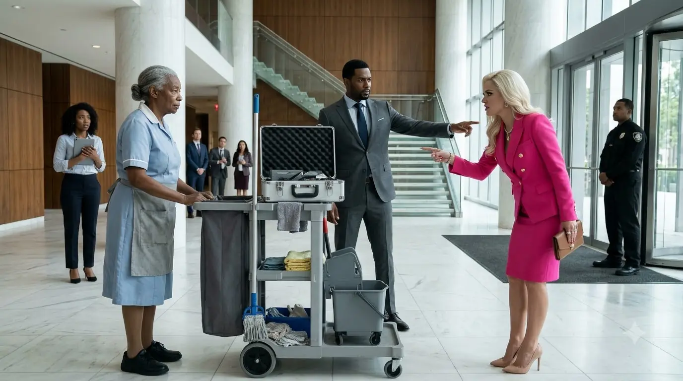 She Called the Elderly Cleaner Trash — Then the Chairwoman Walked Into the Boardroom