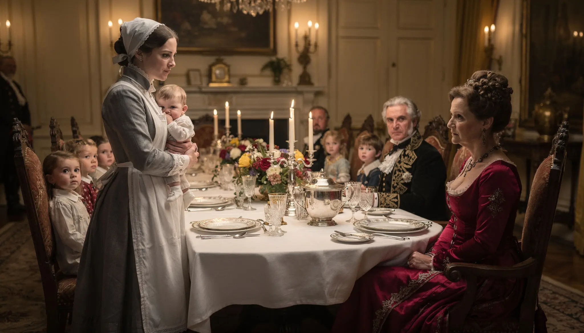 "Translate for Her, She's Only the Nursemaid," the Countess Said — The Ambassador Bowed to Her