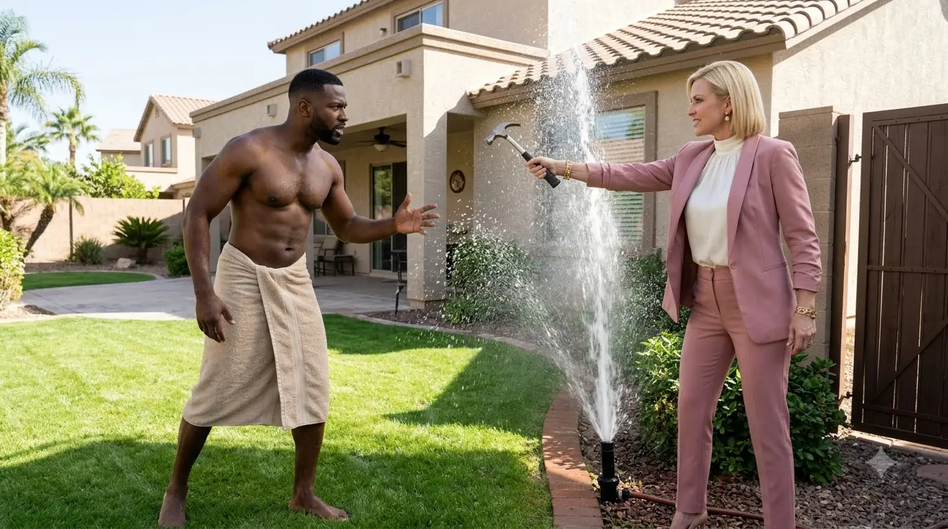 HOA Karen Broke Into a Homeowner's Backyard and Smashed His Sprinkler — Then Someone at the Gate Heard Everything