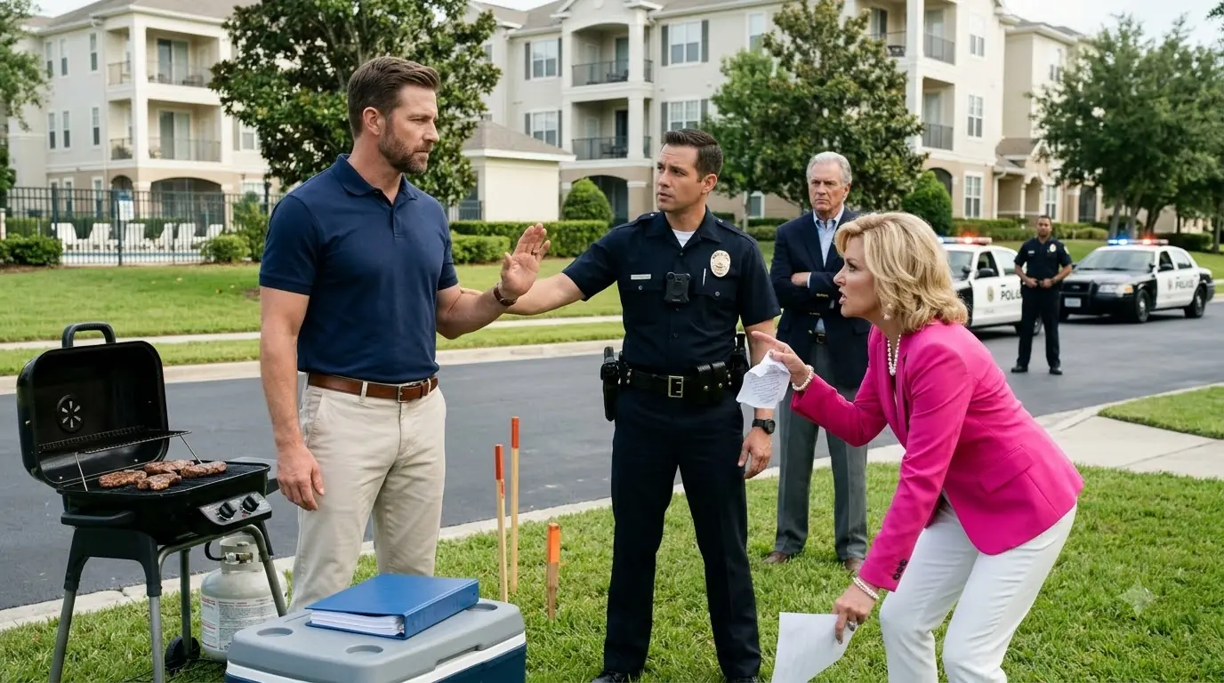 HOA Karen Called Cops On Me For Grilling — She Didn’t Know I Was Standing On City Land