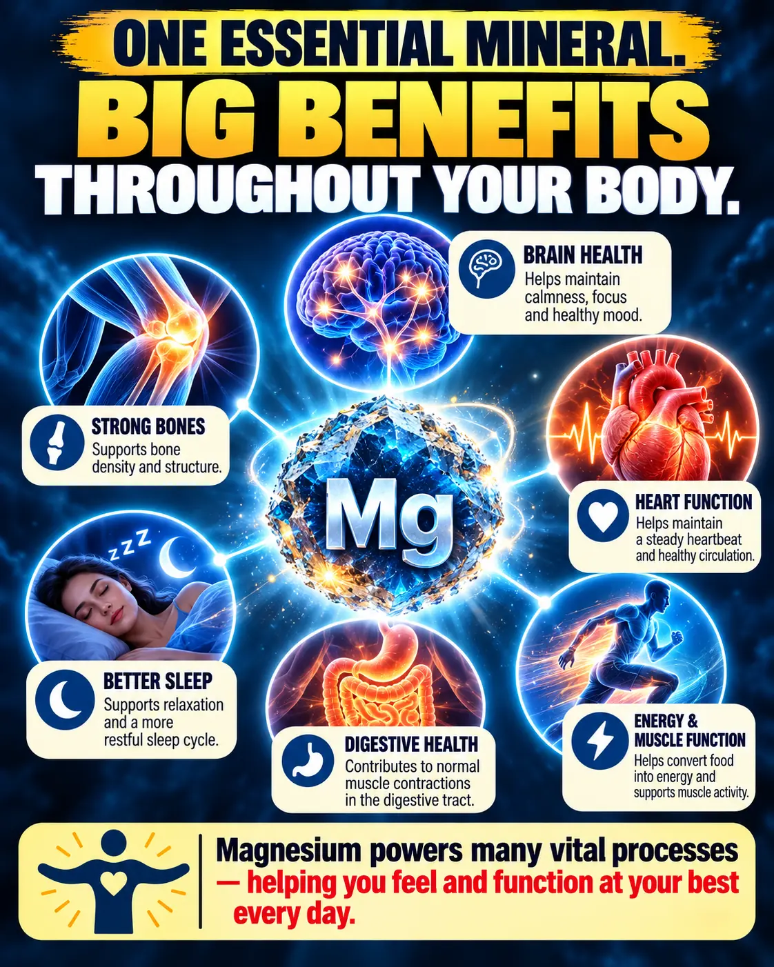 Magnesium Does Far More Than Support Your Muscles: Why This Essential Mineral Matters Throughout Your Body