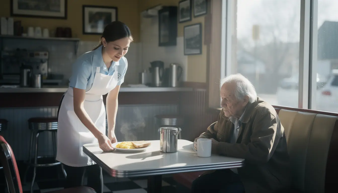 Waitress Fired for Helping a Veteran — Moments Later, 4 Marines Walked In