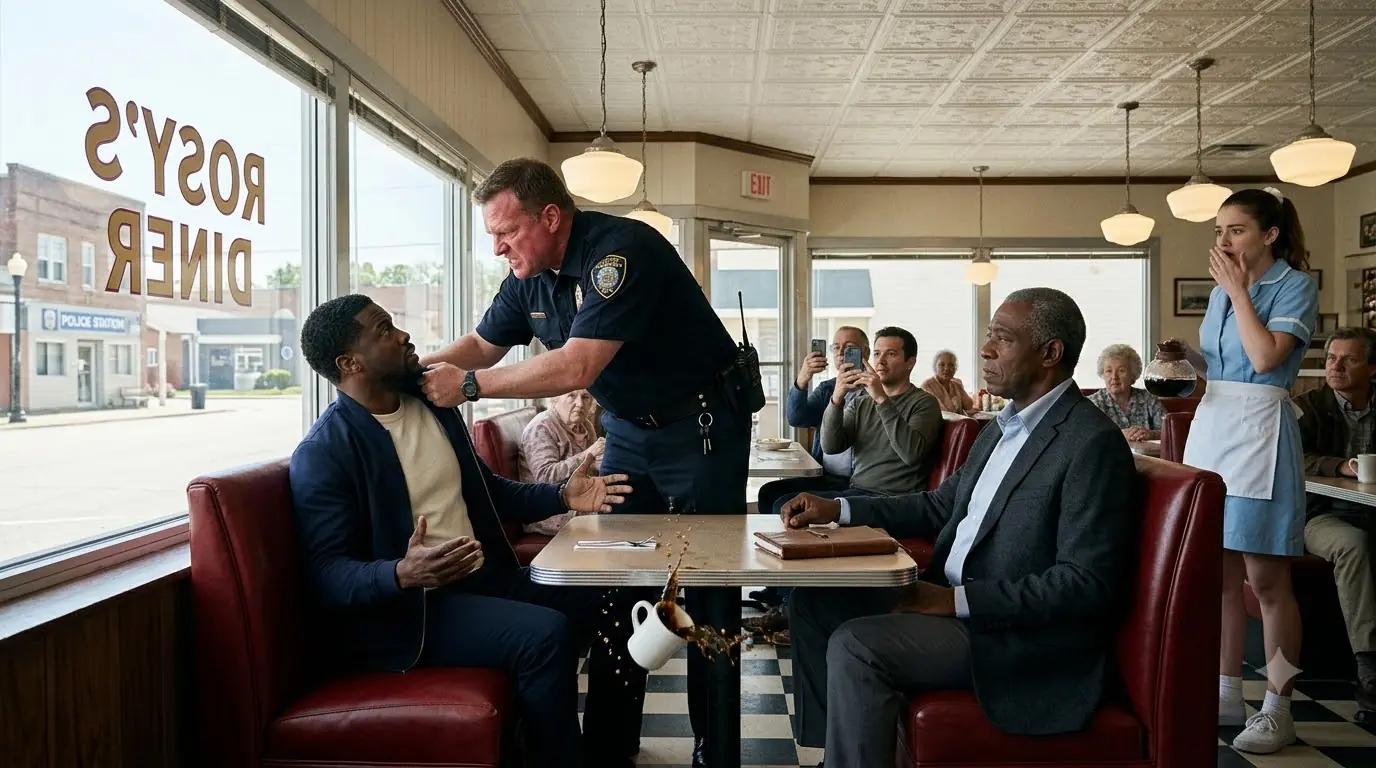 Cop Screamed "Get Out, Scum!" at Two Men in a Diner — Then Both Pulled Out IDs