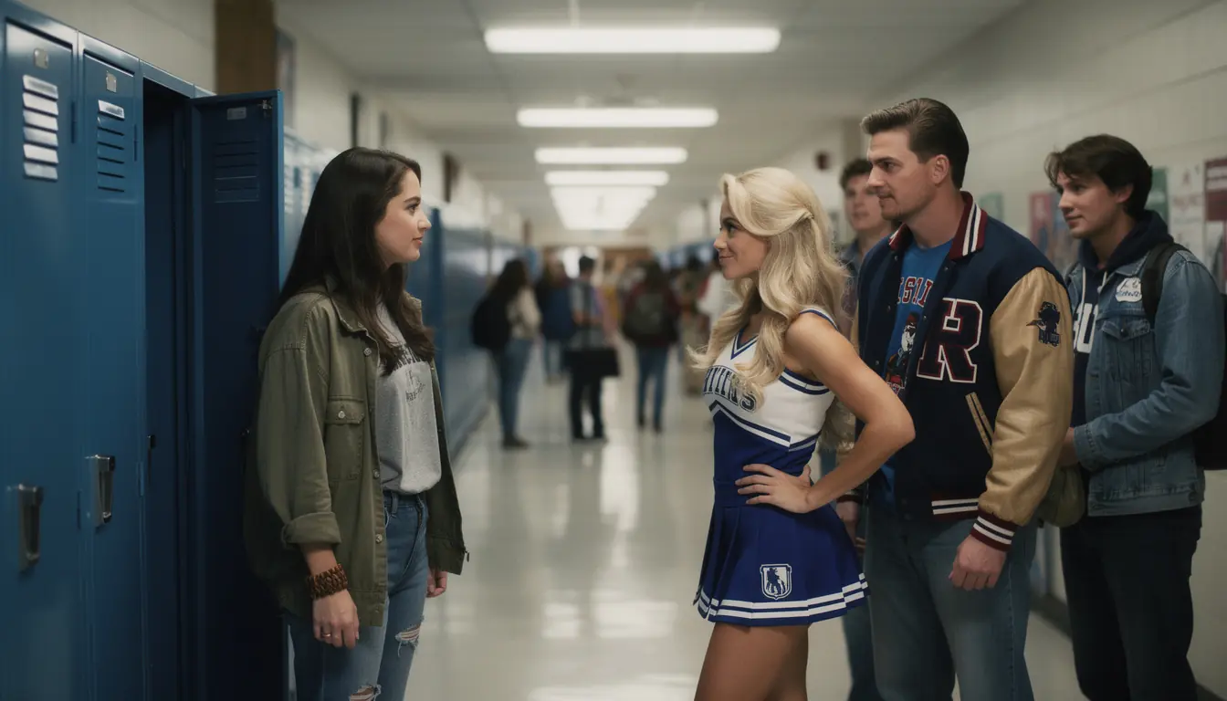 Bullies Sla-pped New Girl Cheerleader — Unaware Her Father Is A Hell Angels