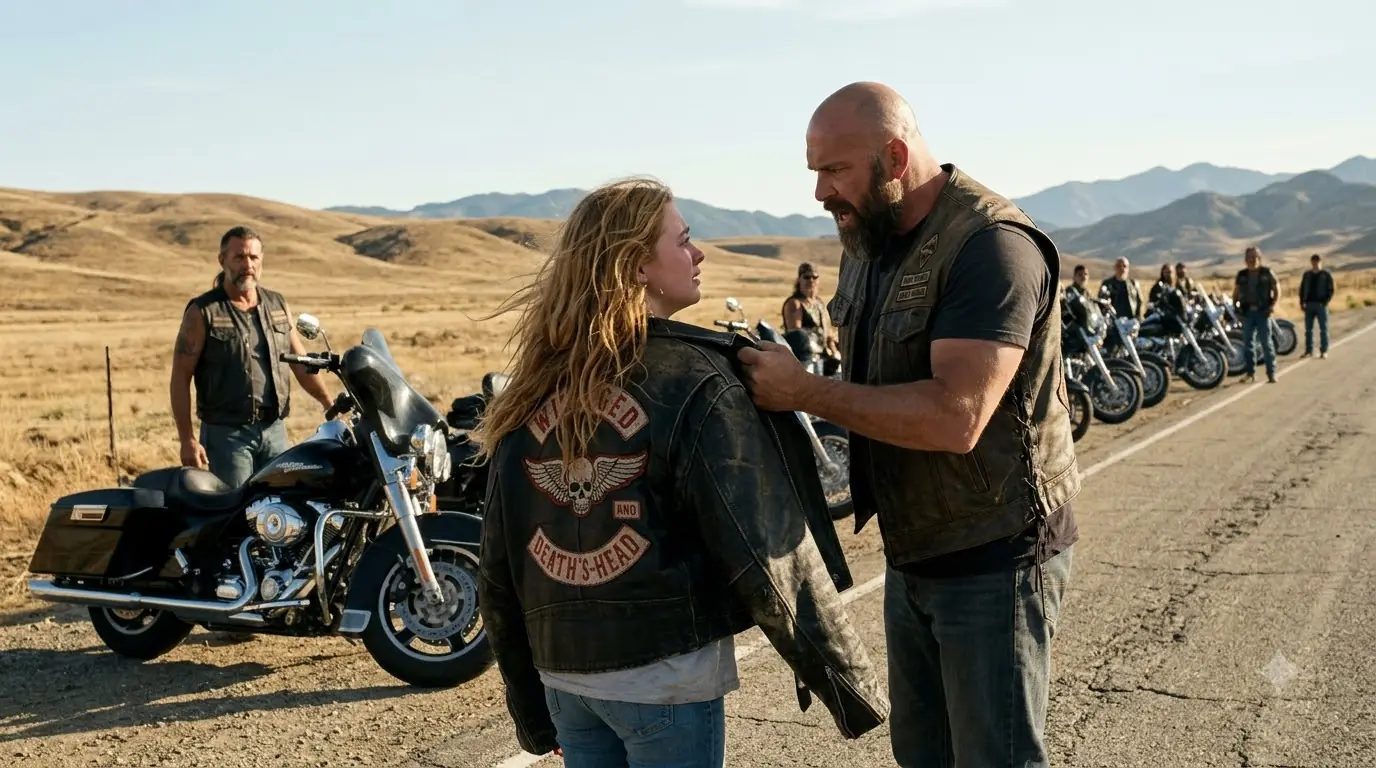 “This Is My Daddy’s Jacket…” 20yo Stopped Hells Angels — What They Found Shocked Everyone