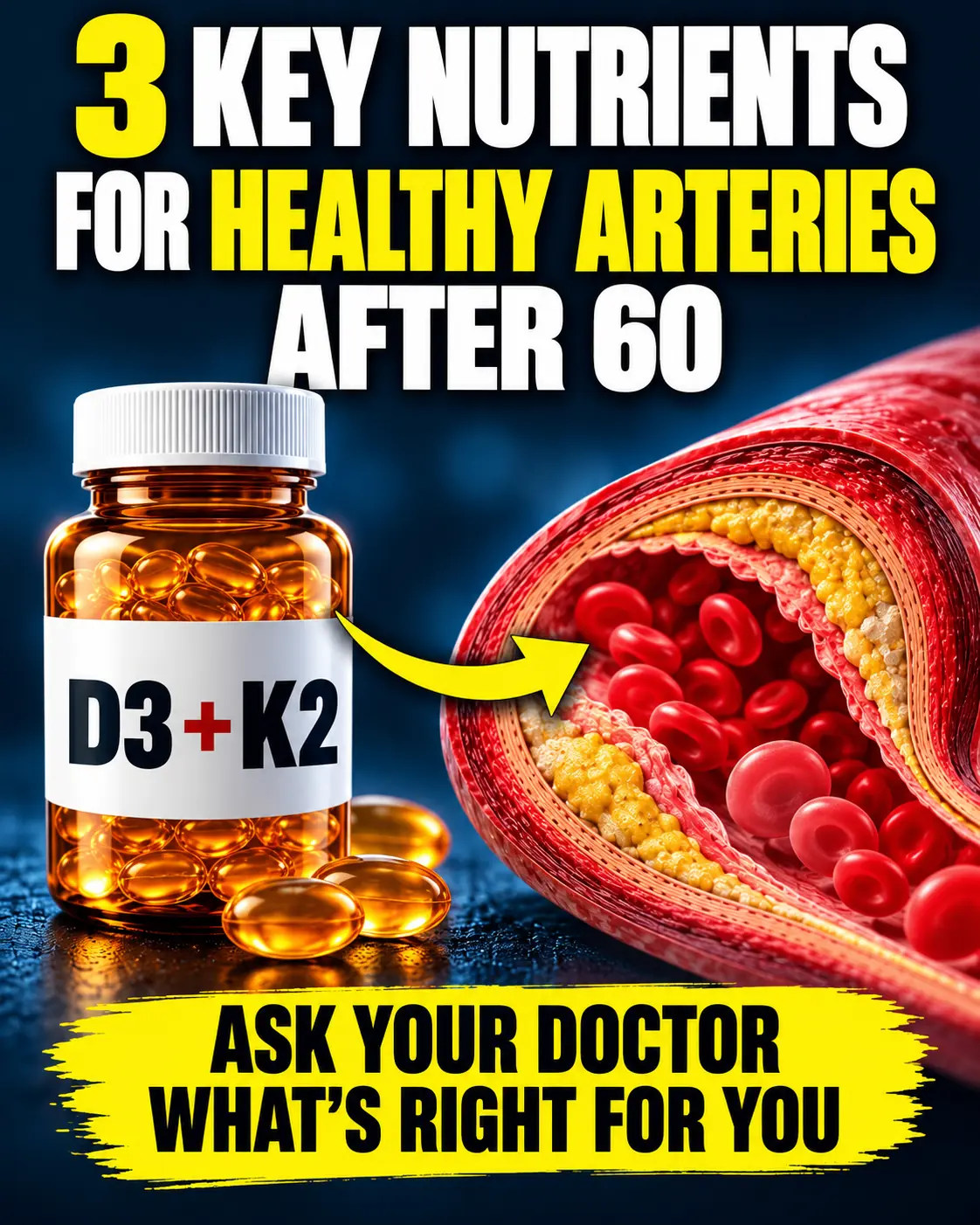 Taking Vitamin D After 60? Frank's Heart Scan Revealed a Surprising Lesson About Calcium, Arteries, and Three Important Nutrients