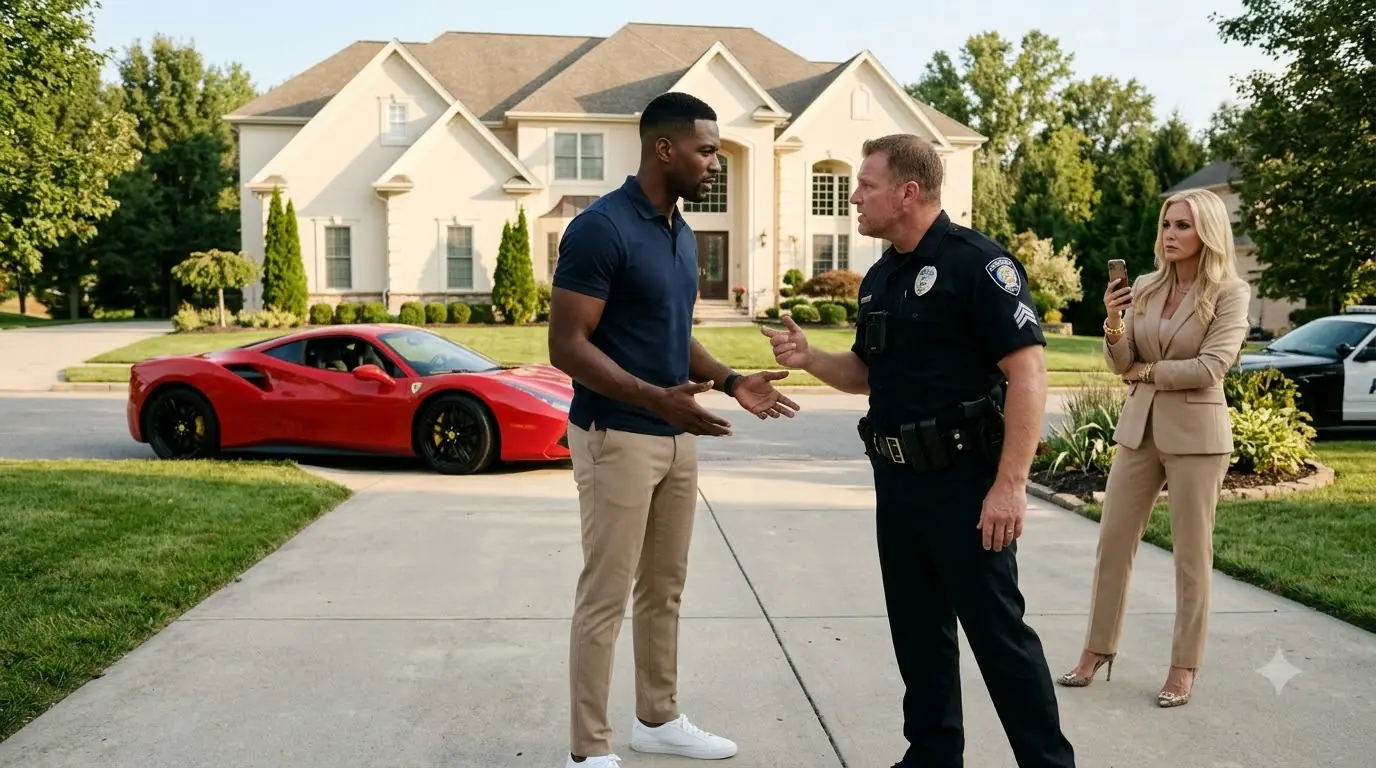 A Rich Woman Called the Police on a Man Beside His Ferrari — Then Her Attorney Called During the Arrest